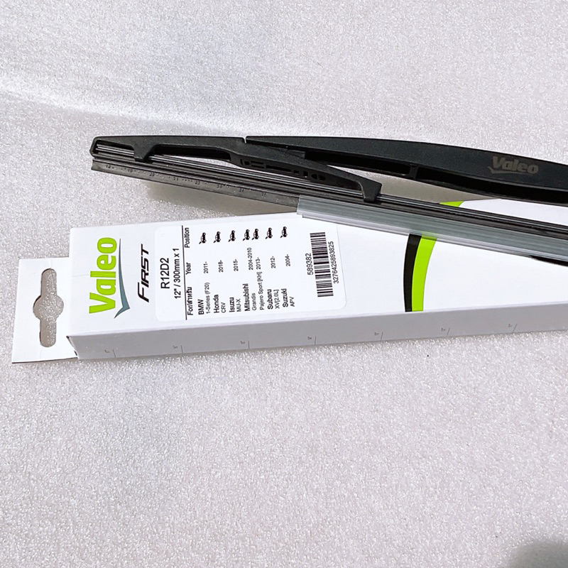 ใบปัดน้ำฝน “หลัง” 12นิ้ว VALEO FIRST รถ NISSAN March K13 Note N12 ปี 2010-2020 รหัส R12D2 ราคา ถูกที่สุด ดีลบีเคเค แกลเลอรีภาพที่ 2