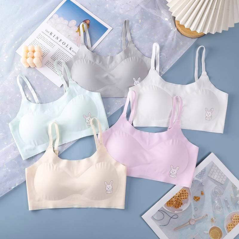 N05 พร้อมส่ง ชุดชั้นใน ผ้าเรยอน เสริมพัฒนาการ 8-16ปี สำหรับเด็กผู้หญิง (#3008)