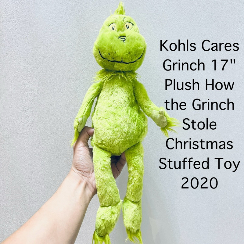 ตุ๊กตา เดอะกริ้นช์ Kohls Cares Grinch ขนาด17" Plush How the Grinch Stole Christmas Stuffed Toy 2020 