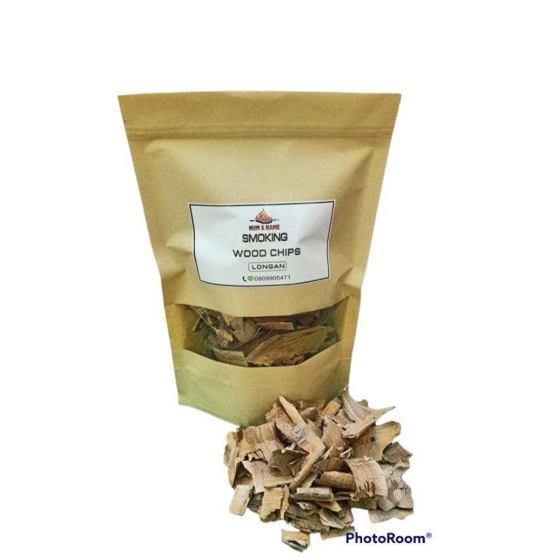 (LONGAN WOOD CHIPS)ไม้ลำใยหั่นชิ้นรมควัน ใช้สำหรับการทำอาหาร,การรมควันในเตาอบ,การออฟเซ็ต