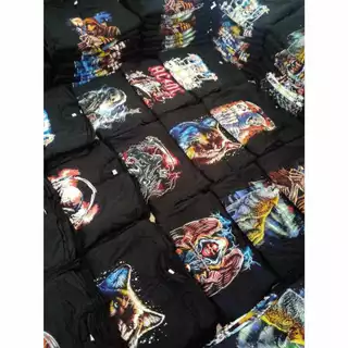 เสื้อแขนยาว ลายวินเทจ ลายวง ลายACDC By จันทร์เจ้าเสื้อยืด