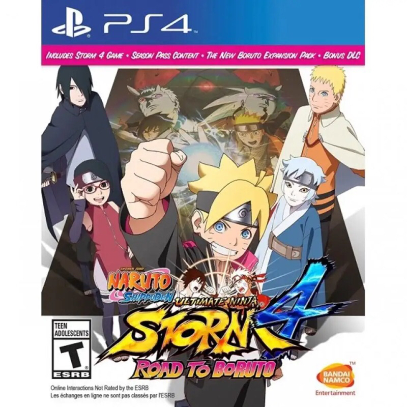 Naruto Shippuden Ultimate Ninja Storm 4 Road to Boruto PS4 (แผ่นใหม่ มือ1) (แผ่นแท้)