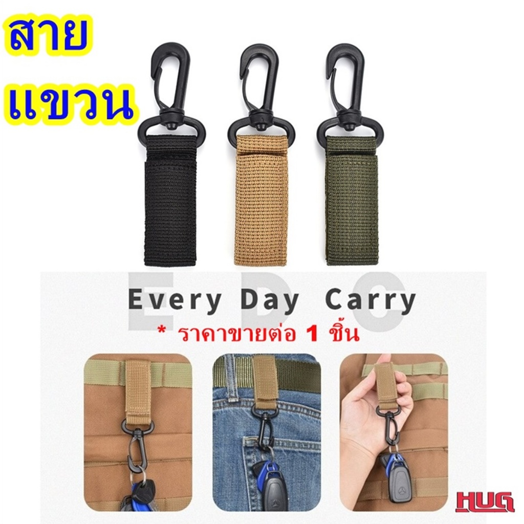 สายแขวน หัวหมุนได้ 360 องศา ใช้ คาดเข็มขัด กระเป๋า สายแขวนกระเป๋า เป้ สายห้อยกระเป๋าเป้ hug hugcamp