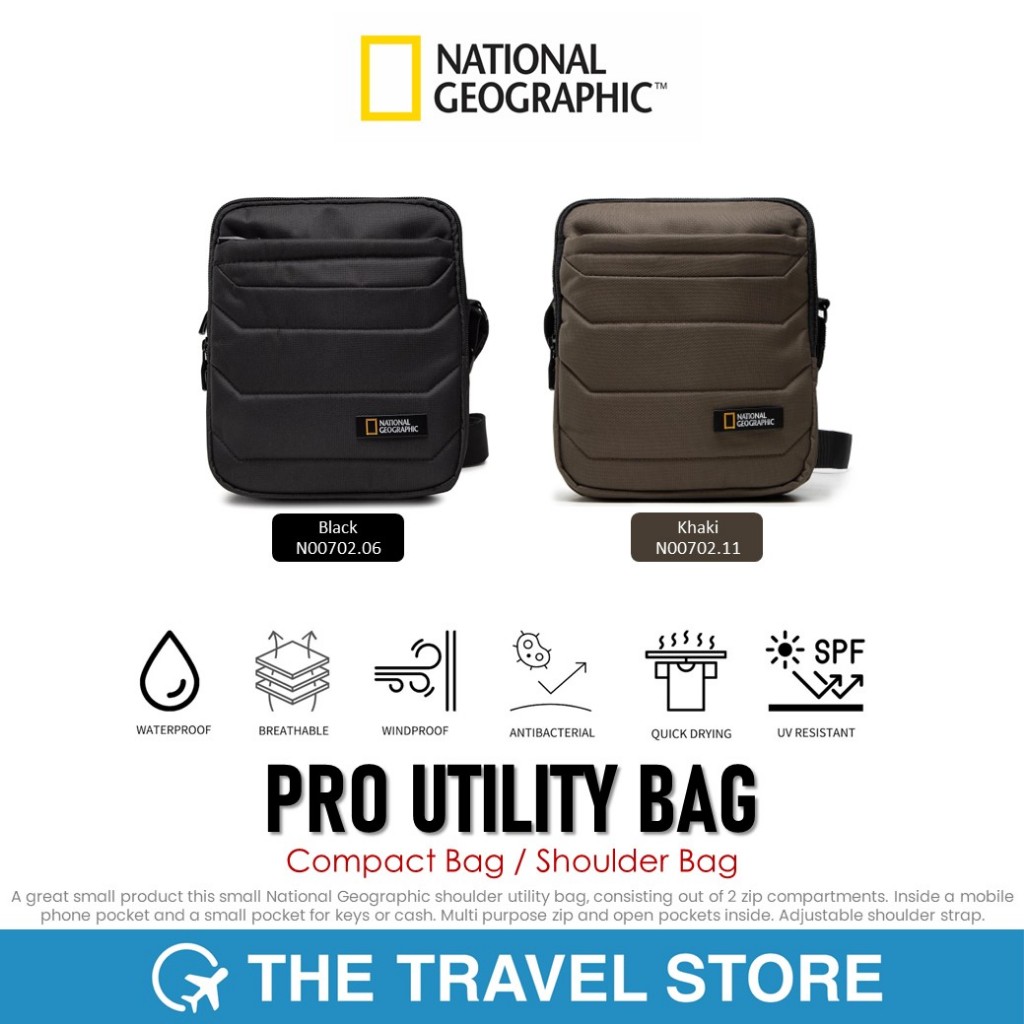 NATIONAL GEOGRAPHIC PRO Utility Bag (N00702) กระเป๋าสะพายข้าง อเนกประสงค์