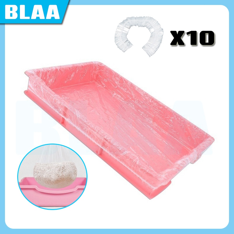 พลาสติกคลุมถาดรองกรงสัตว์เลี้ยง ฟิล์มพลาสติกรองถาดกรง ถุงเก็บอึสัตว์เลี้ยง พลาสติกรองกันเปื้อน