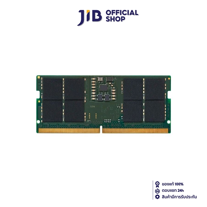 16GB (16GBx1) DDR5 4800MHz SO-DIMM RAM (หน่วยความจำ) KINGSTON VALUE RAM  (KVR48S40BS8-16)