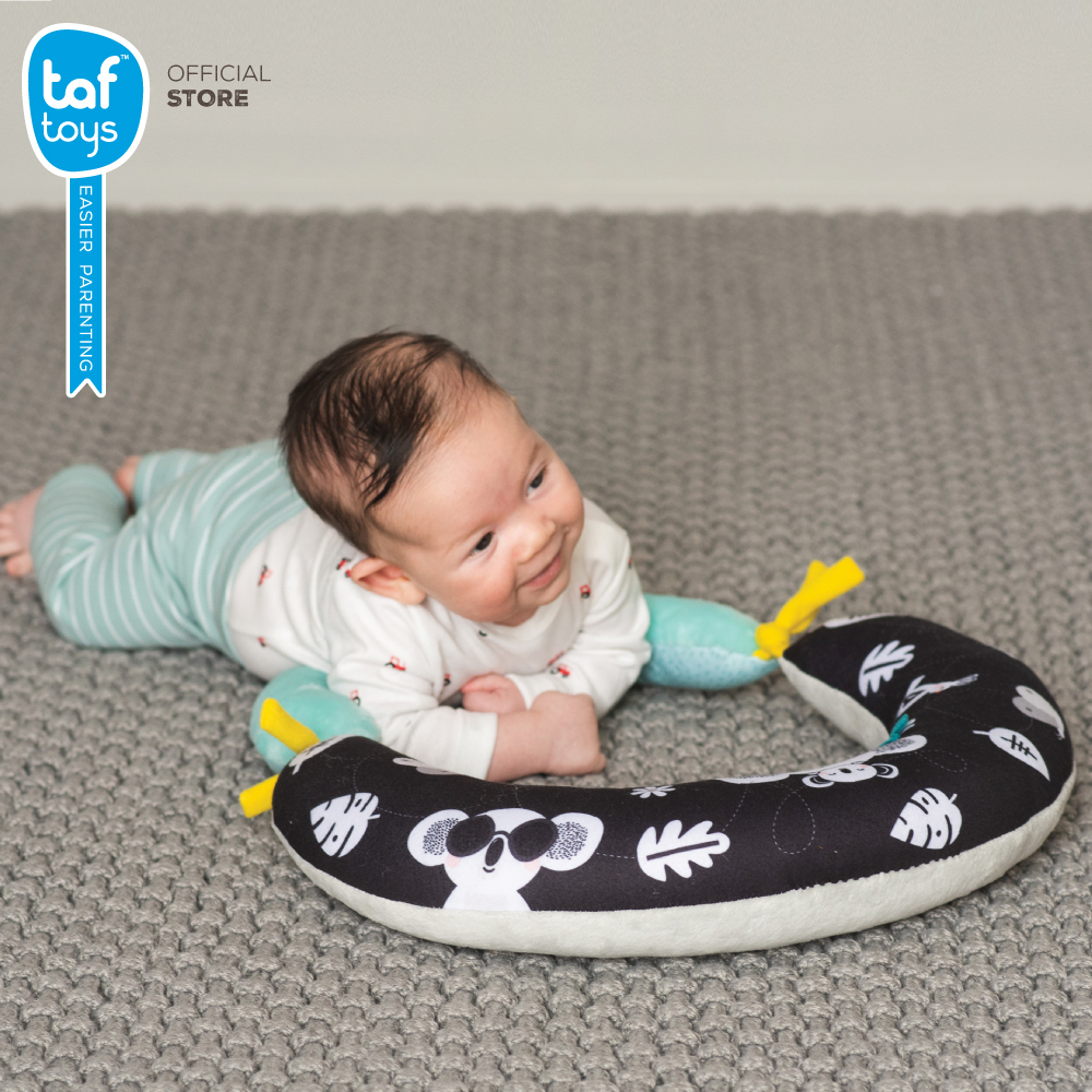 Taf Toys 2 in 1 Tummy-time Pillow うつぶせ練習 クッション 知育ピロー 新生児用品 画像2