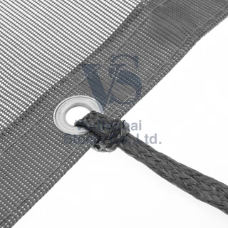 ผ้าใบ กันแดด กันฝุ่น แมชชีท 270 กรัม Mesh sheet แถมฟรีเชือกผูก16เส้น