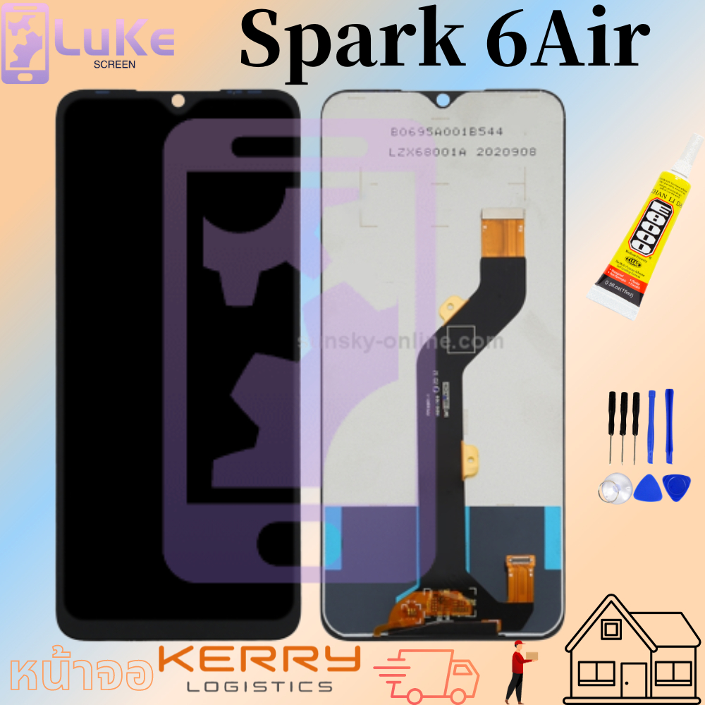 Luke หน้าจอ LCD Tecno Spark 6 AIR spark6air