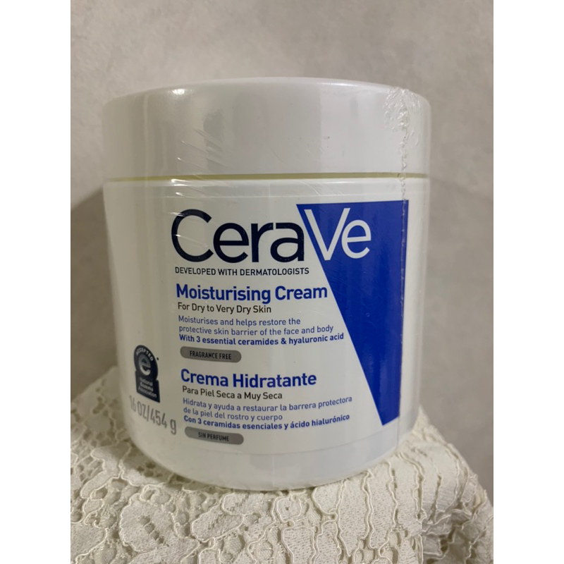 *ถูก แท้ %* CERAVE Moisturising Cream (เซราวี)ครีมบำรุงผิวหน้าและผิวกาย สำหรับผิวแห้ง-แห้งมาก ของแท้สั่งตรงจากบริษัท