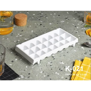 Keyway K-021 ถาดทำน้ำแข็ง 21 ช่อง สไตส์ญี่ปุ่น (ICE TRAY) - รุ่นไม่มีฝาปิด