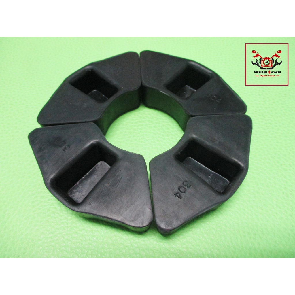 YAMAHA Y80 Y100 RXK RXS RX100 -- ABSORBER REAR WHEEL HUB SET // ยางกันกระชาก ยางดุมหลัง