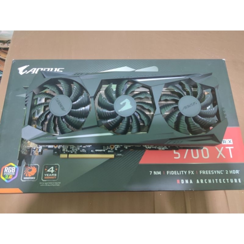 AORUS RX 5700 XT 8GB พร้อมกล่อง