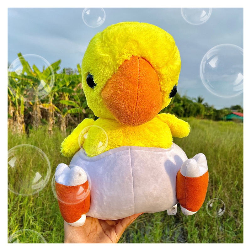 [ปณ. ไทย] ตุ๊กตานกแก้วสีเหลือง นก เกมส์ นก Final Fantasy Choco Chocobo Plush Figure Doll Final Fanta