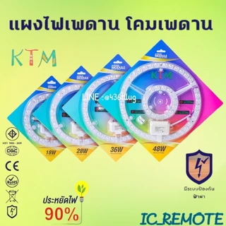 หลอดไฟเพดานมี 2 ขนาด 28W 36W 36W2 แสงขาวเหลือง