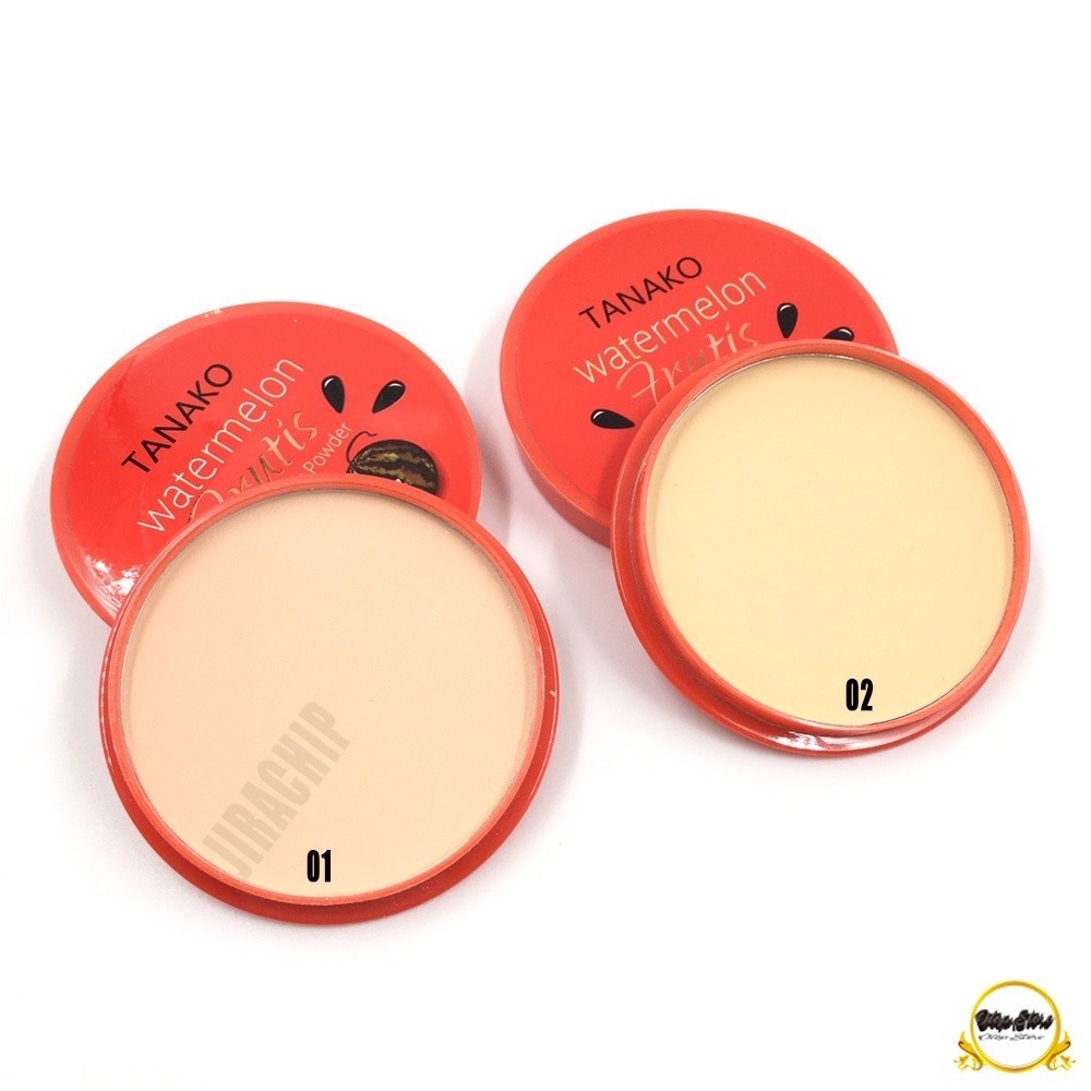 T6052 ราคาส่งยกกล่อง 12 ชิ้น แป้งพัฟแตงโม TANAKO UV ผสมรองพื้น คุมมัน สำหรับใบหน้า - รูปที่ 2