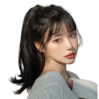 🔥จัดส่งจากประเทศไทย🔥แฮร์พีชหน้าม้าซีทรู สไตล์คุณหนู ซีทรู แบบสาวเกาหลี ผมนิ่ม เหมือนผมจริง แบบกิ๊บBB ติดง่ายมาก