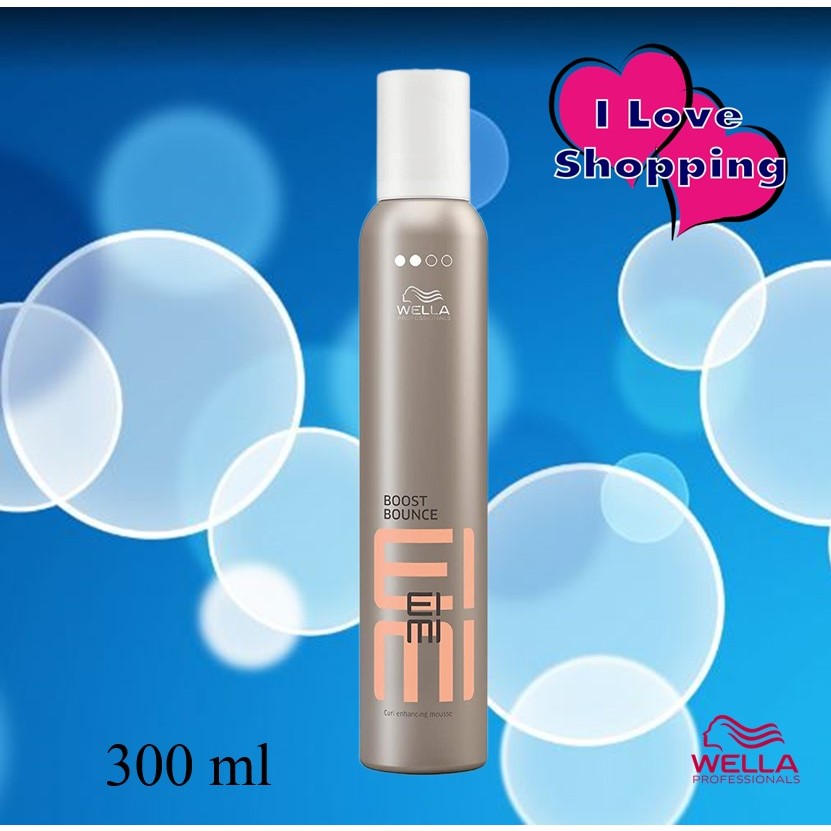 Wella EIMI Boost Bounce Curl Enhancing Mousse 300ml มูส จัดแต่งทรงผม จัดแต่งลอนผมให้ชัดเจน ผมเงางามไ