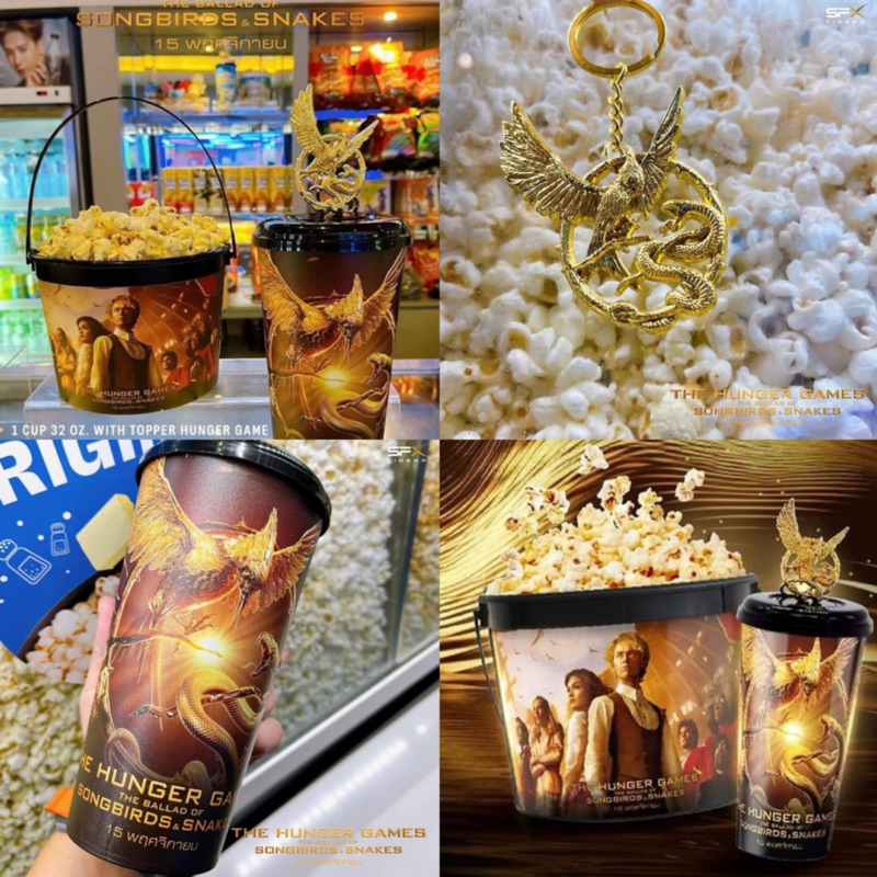 (ทักลด50%) แก้ว The Hunger Games: The Ballad of Songbirds & Snakes จาก SF Cinema The hunger Games Co