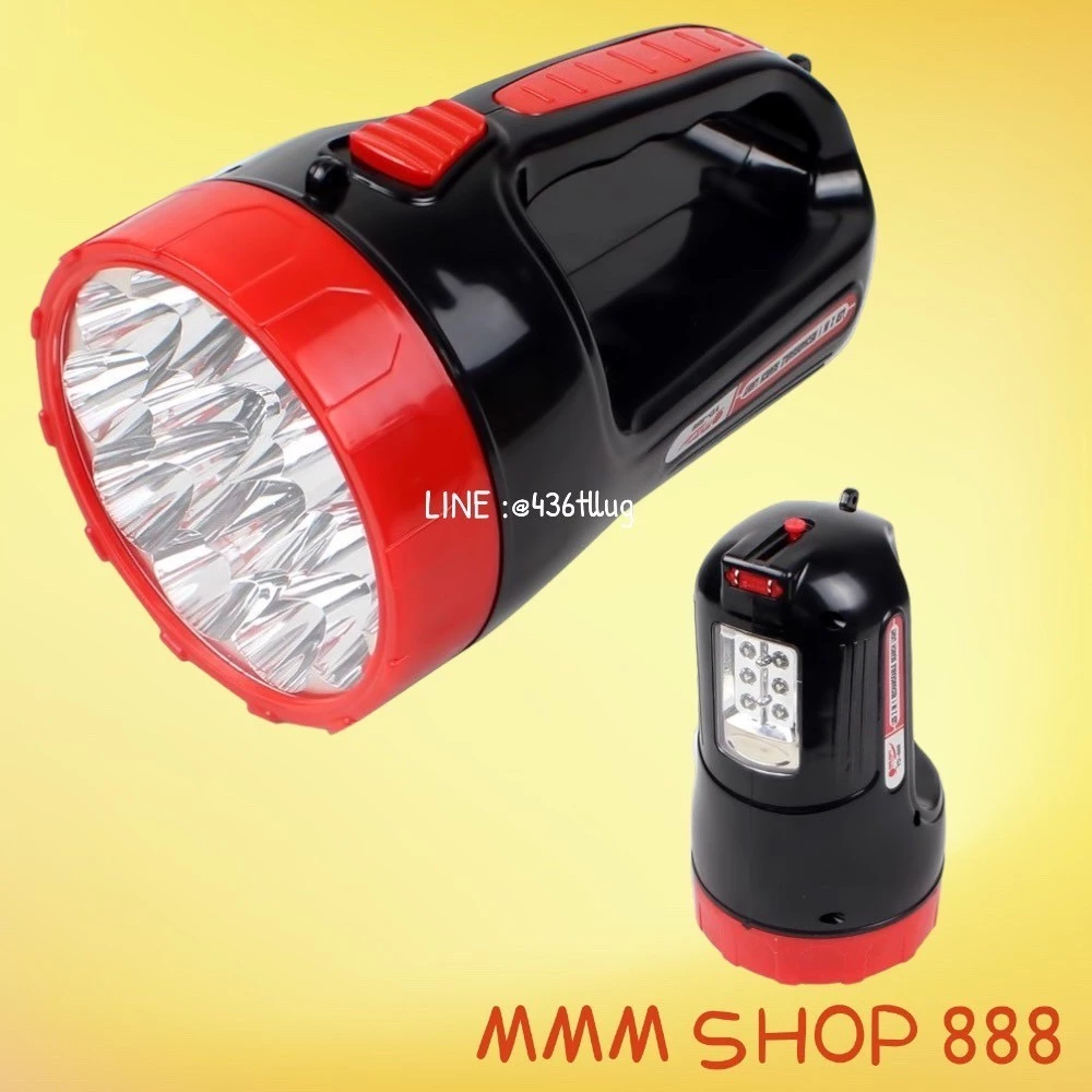 ไฟฉายฉุกเฉิน ไฟพกพา รุ่นYD-888 LED 15+6 ดวง อเนกประสงค์แบบชาร์จไฟบ้าน