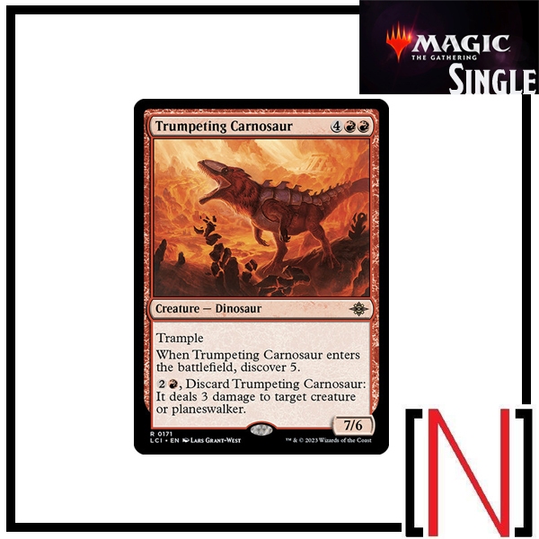 [MTG][Single][LCI] Trumpeting Carnosaur ระดับ Rare [ภาษาอังกฤษ]