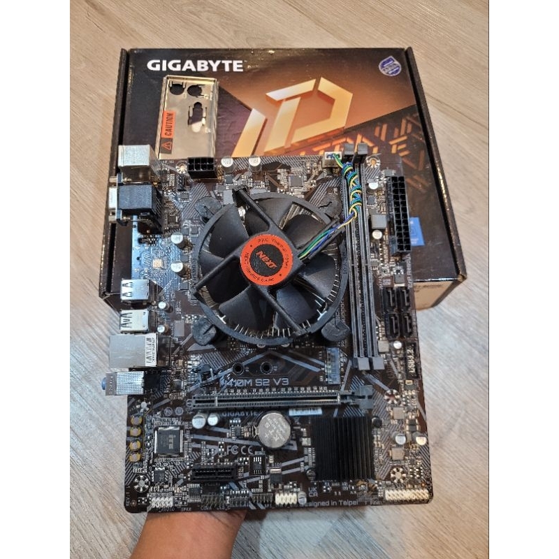 CPU I3-10100 + H410M S2 V3 ถูกสุดในshopee