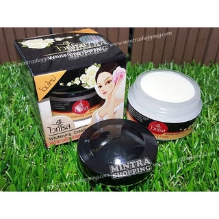ของแท้💯เนื้อครีมสีขาว | ครีมไวท์โรส รุ่นฝาดำ Whitening Cream ไวท์เทนนิ่งครีม