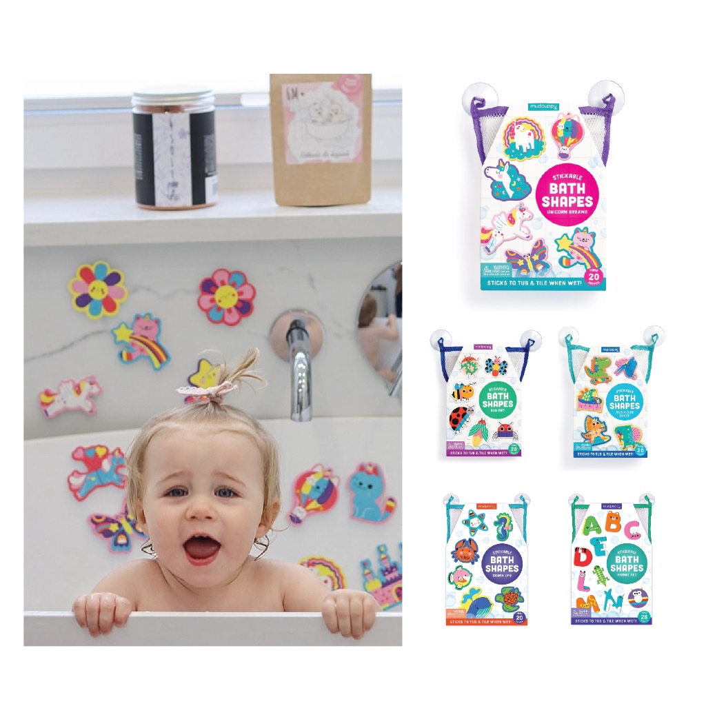 Stickable Foam Bath shapes เพิ่มความสนุกระหว่างอาบน้ำให้เด็กๆกัน !!!
