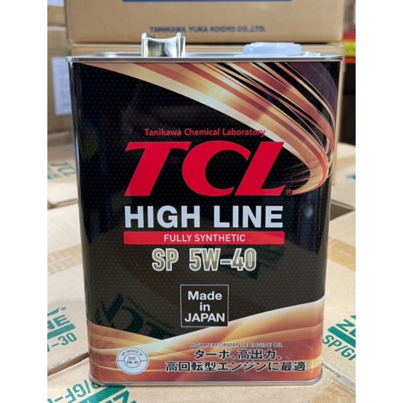 น้ำมันเครื่อง TCL-SP 5W-40 สูตรสังเคราะห์แท้ 100%( เบนซิน )