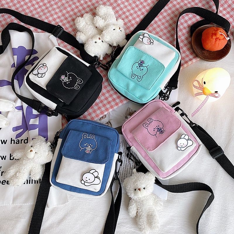(พร้อมส่ง) Su126 กระเป๋าสตางค์ผู้หญิง ทรงน่ารัก สะพายข้าง ประเทศไทย