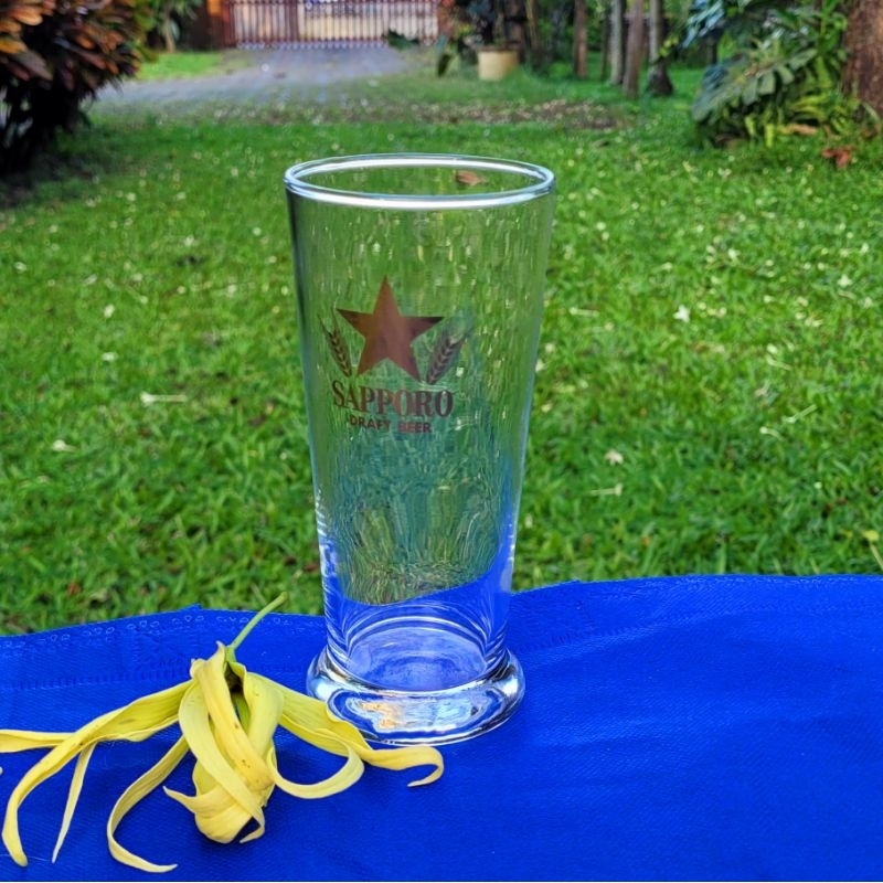 แก้วเบียร์ sapporo ของแท้รุ่นหายากพร้อมส่ง