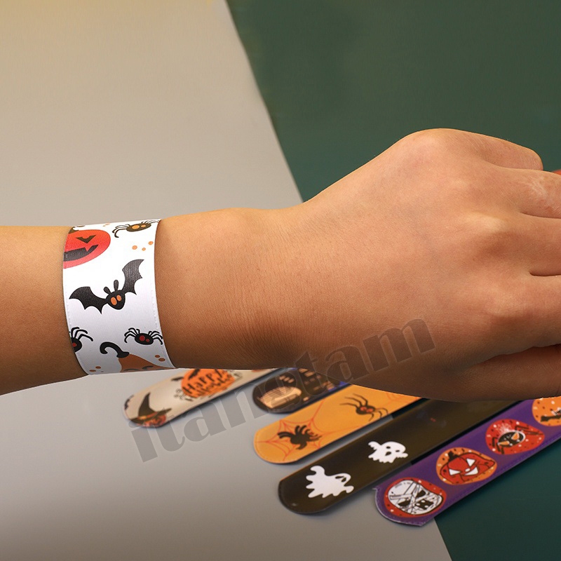 ส่งไวจาก กทม. สายรัดข้อมือ งานปาร์ตี้ ลวดลาย ฮาโลวีน (สุ่มลาย) - รูปที่ 4