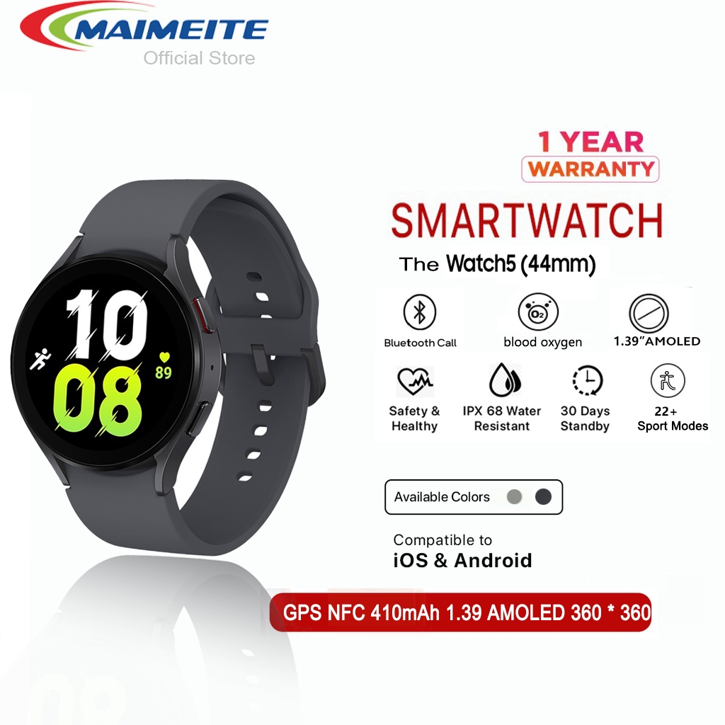 【ของใหม่ 】MAIMEITE 1.39" AMOLED GPS IP68 สมาร์ทวอทช์ รองรับภาษาไทย นาฬิกาสมาร์ทวอทช์ สัมผัสได้เต็มจอ นาฬิกา sport
