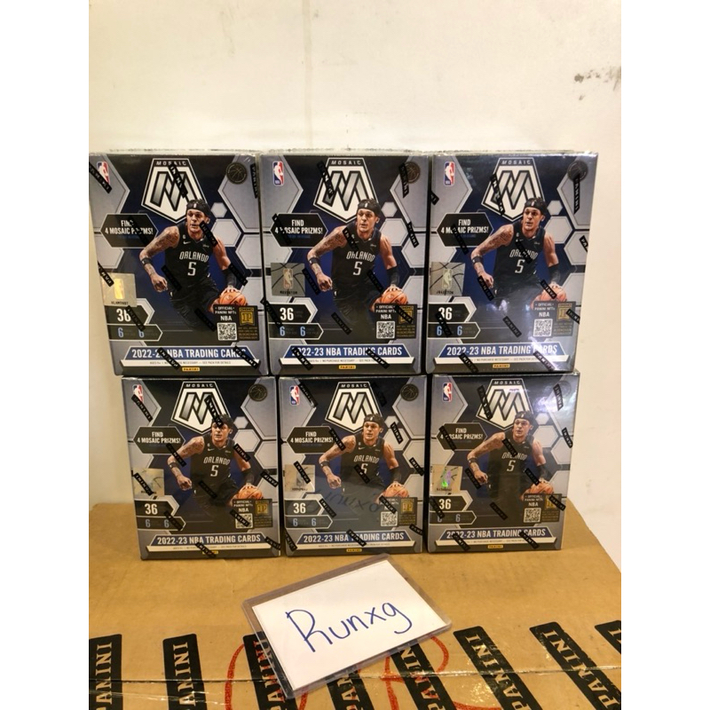 🚨พร้อมส่ง🚨2022-23 Panini NBA Mosaic Basketball Trading Card Blaster Box