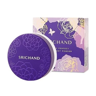 ศรีจันทร์ แป้งฝุ่น แป้งพัฟ แบร์ ทู เพอร์เฟคท์ ทรานส์ลูเซนท์ Srichand Bare to Perfect Translucent Powder(แป้งสีม่วง)