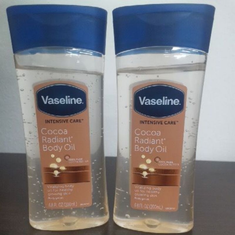 Vaseline Intensive Care Cocoa Radiant Body Oil  200ml.