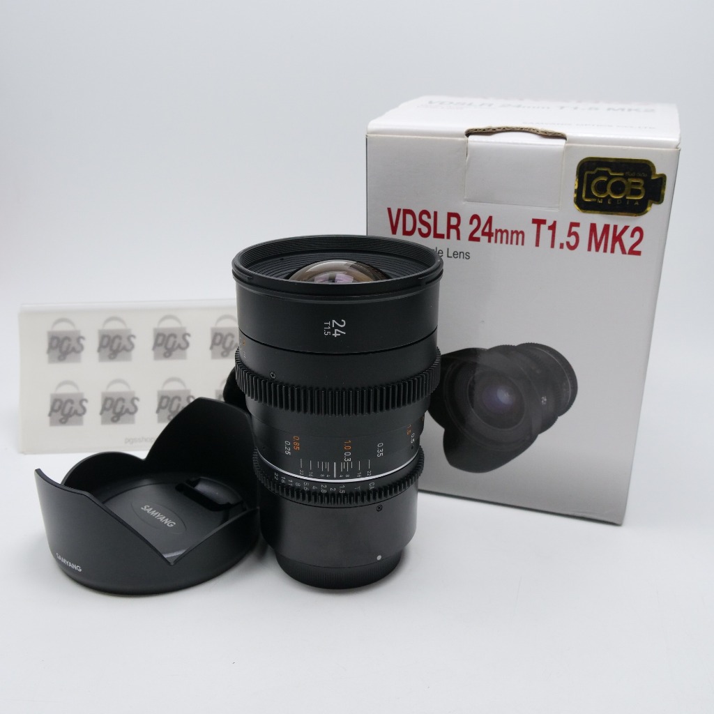 Samyang 24mm T1.5 VDSLR MK2 Wide-Angle Cine Lens - Canon RF FUJI X มือสอง สภาพดี