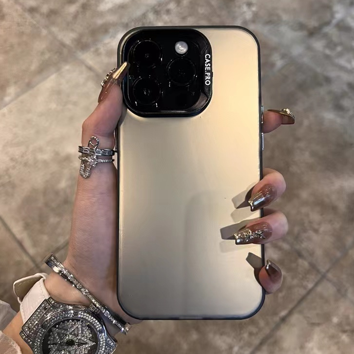 ❤️จัดส่งทันที❤️เคสไอโฟน11/12/13/14/15/16/17 Pro Max Hard Silver Laser Matte Case For iPhone 11,12,13,14,15,16,14PM,15PM
