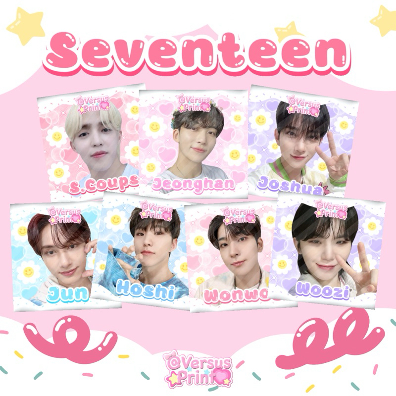 ⭐️Sticker Seventeen Ver.2⭐️สติ๊กเกอร์แปะพัสดุและอื่นๆ📦