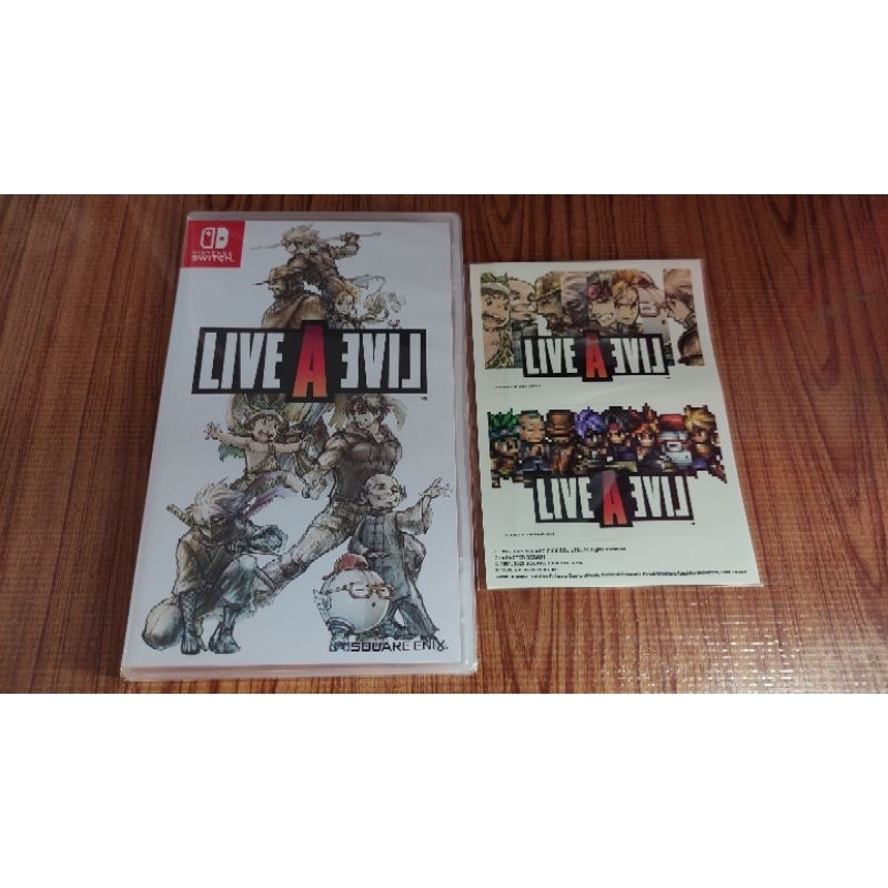(มือหนึ่ง) Nintendo Switch (NSW) Live a Live (มือหนึ่ง)  + sticker