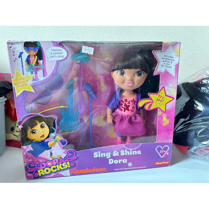 งานแท้ ตุ๊กตาดอร่า Dora Rocket sing&shibe dora