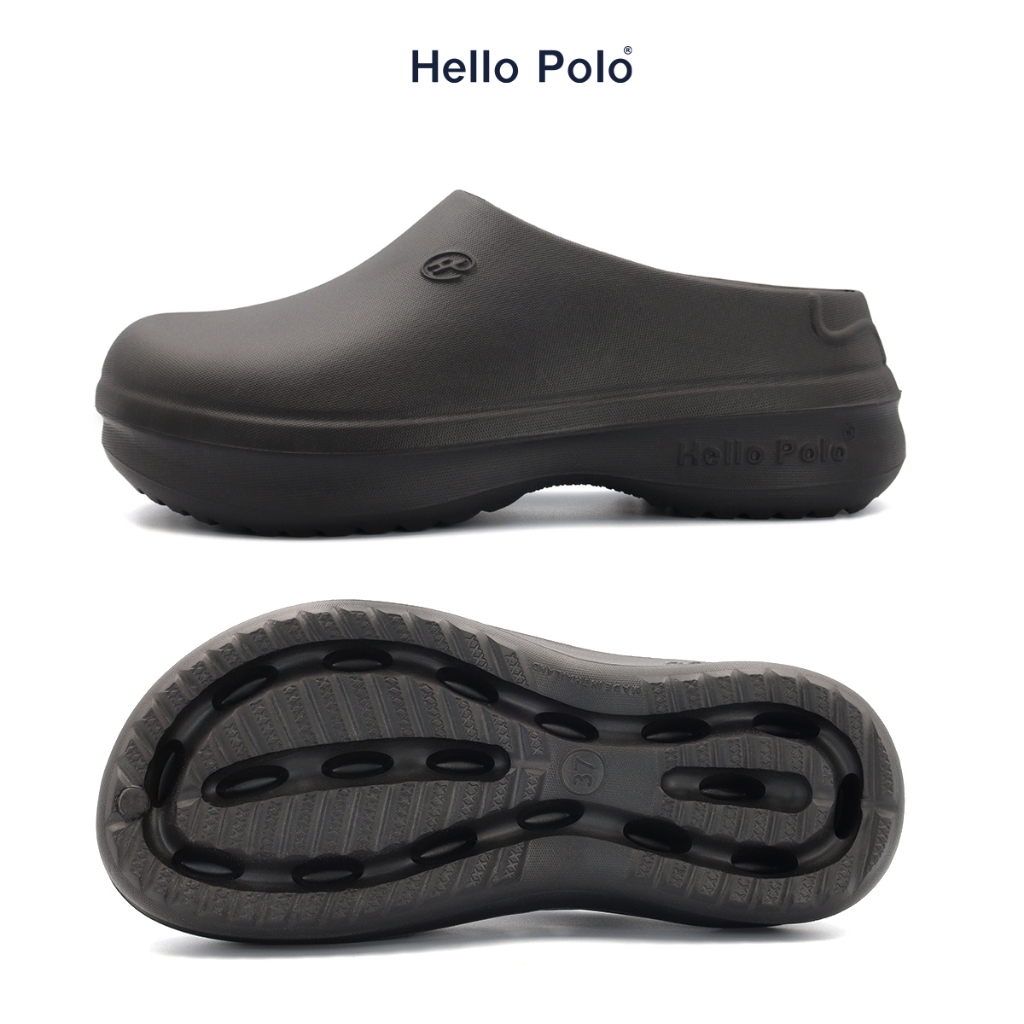 Hello Polo รองเท้าแตะ รองเท้าคัทชู EVA พื้นหนา พื้นนิ่ม กันลื่น แฟชั่นผู้หญิง เหมาะกับพยาบาล HP8009