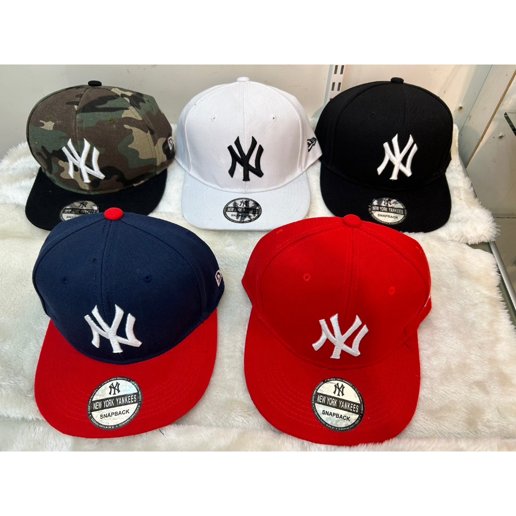 หมวก NY Hiphop มี 5 สี ! ปรับขนาดไซร์เองได้ ปรับไซร์ได้ถึง 59-64 cm
