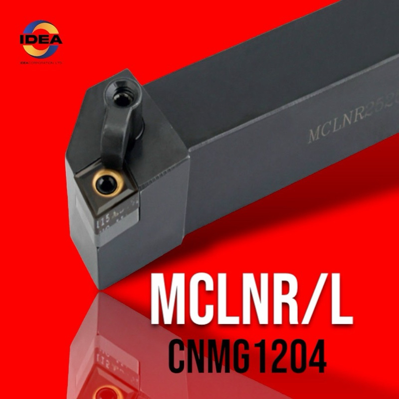 ด้ามมีดกลึงปอกนอก พร้อมเม็ดมีด MCLNR ใส่เม็ดC12
