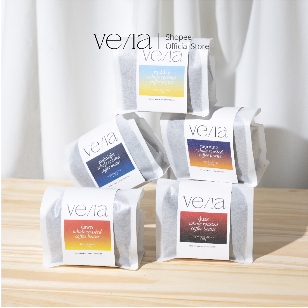 VE/LA Whole Roasted Coffee Beans เมล็ดกาแฟคั่ว (200 g.)