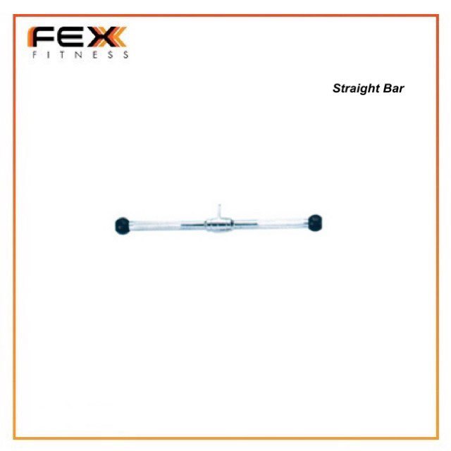 FEX fitness - Straight Bar บาร์ตรง ขนาด 14,20 นิ้ว *สินค้าอาจมีตำหนิ กรุณาสอบถามก่อนสั่งซื้อ