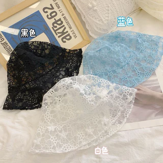 พร้อมส่ง!! หมวกฟลอปปี้Summer แต่งลูกไม้ Korean Style