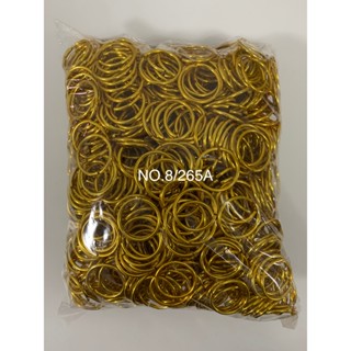 NO.8 ขนาดบรรจุ 100 วง 500 วง  ห่วงทองเหลือง ผลิตจากอลูมิเนีย…