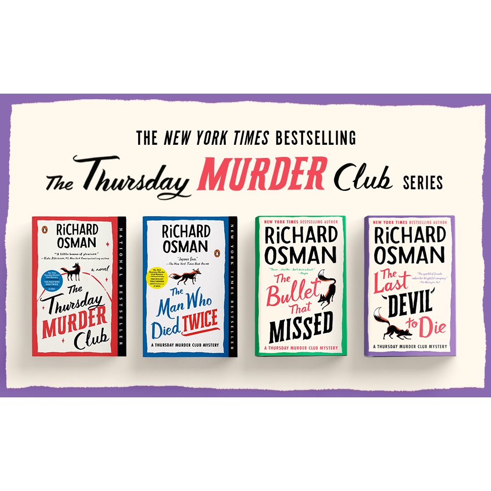 หนังสือชุด A THURSDAY MURDER CLUB MYSTERY : RICHARD OSMAN (ขายแยกเล่ม)