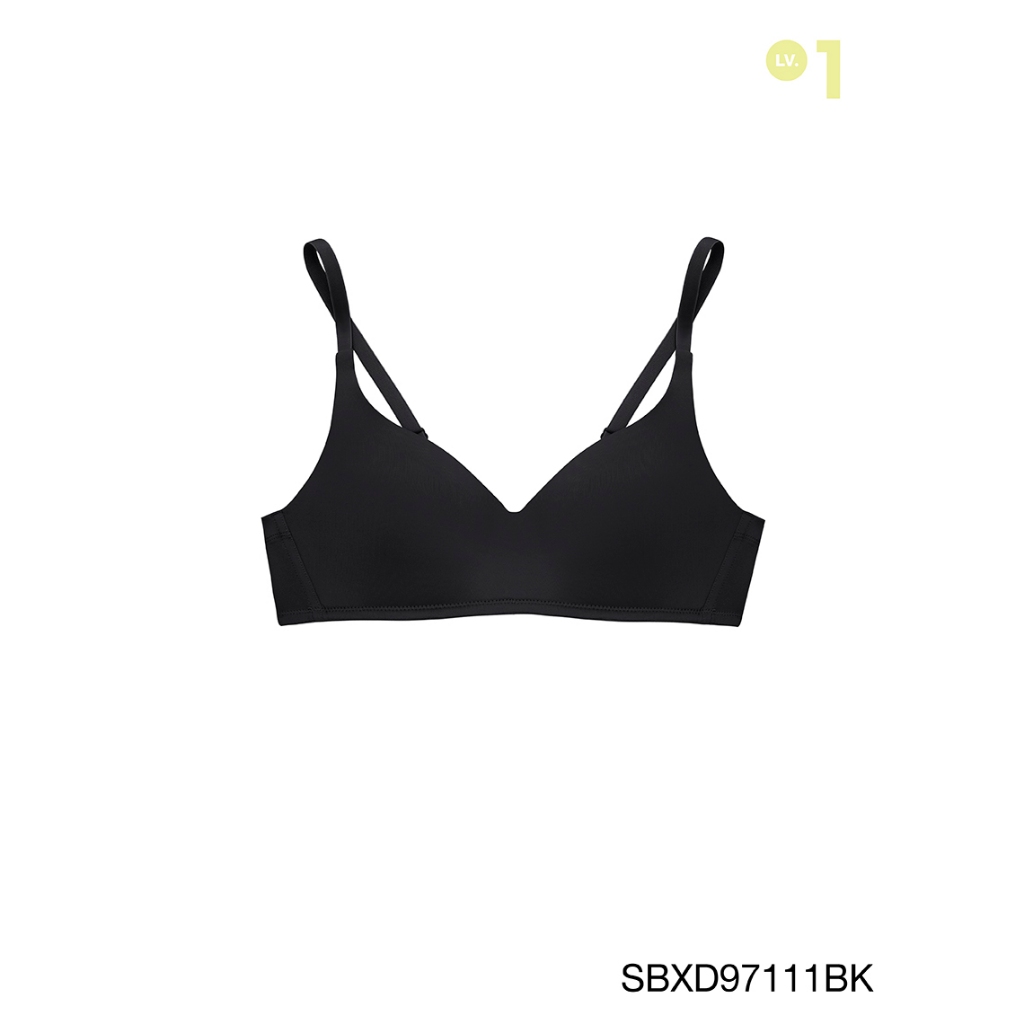 Sabina เสื้อชั้นใน  (Set 4 ชิ้น)  Invisible Wire (ไม่มีโครง) รุ่น Perfect Bra รหัส SBXD97111BK สีดำ ราคา ถูกที่สุด ดีลบีเคเค แกลเลอรีภาพที่ 2